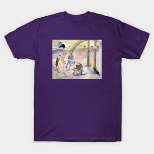 Waiting at Rainbow Bridge - cats kitties T-Shirt